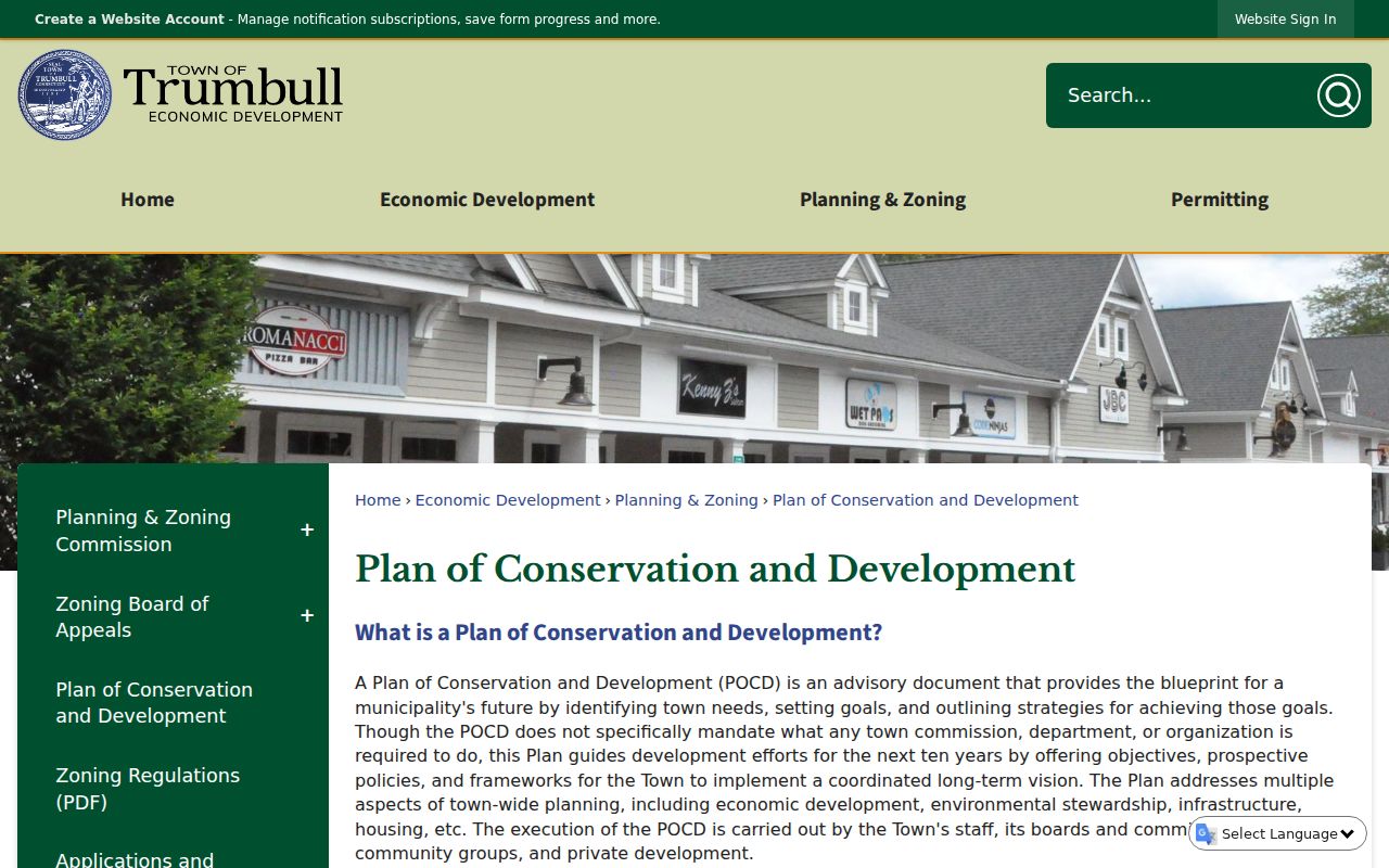 Trumbull neighbors planning and neighborhood character records